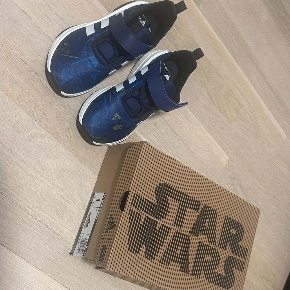 Adidas Star Wars Kids Sneakers - Navy and White